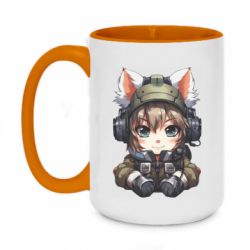 Кружки двухцветные 420ml