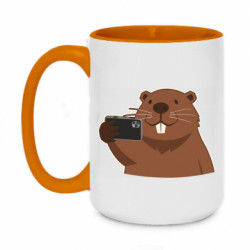 Кружки двухцветные 420ml