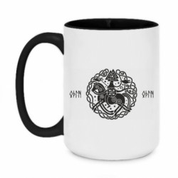 Кружки двоколірні 420ml