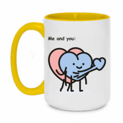 Кружки двухцветные 420ml