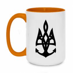 Кружка двухцветная 420ml Якорь Герб - FATLINE Кружка двухцветная 420ml Якорь Герб