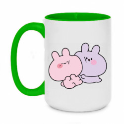 Кружки двухцветные 420ml