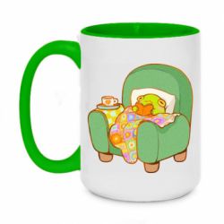 Кружки двухцветные 420ml