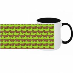 Кружки двоколірні з повною запечаткою - FATLINE