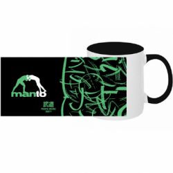 Кружка двоколірна з повною запечаткою Monto: Peaceful violence society - FATLINE Кружка двоколірна з повною запечаткою Monto: Peaceful violence society