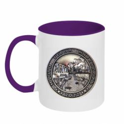 Кружка двоколірна 320ml Місто герой - Маріуполь - FATLINE Кружка двоколірна 320ml Місто герой - Маріуполь