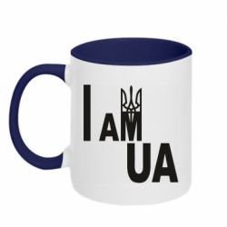 Кружка двухцветная 320ml I UA