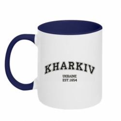 Кружка двухцветная 320ml KHARKIV - FATLINE Кружка двухцветная 320ml KHARKIV