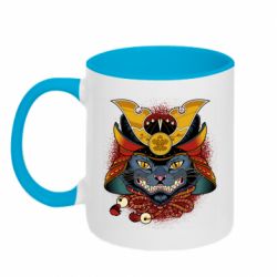 Кружка двоколірна 320ml Samurai cat - FATLINE Кружка двоколірна 320ml Samurai cat