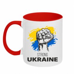 Кружка двухцветная 320ml Сильна Україна
