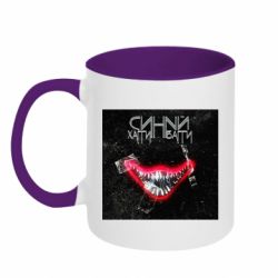 Кружка двоколірна 320ml Синій Хагі Ваггі - FATLINE Кружка двоколірна 320ml Синій Хагі Ваггі