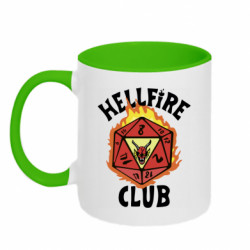 Кружка двоколірна 320ml Stranger Things: Hellfire club