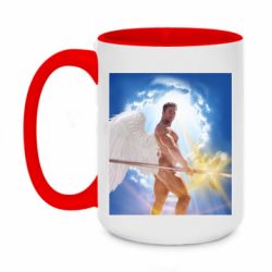 Кружки двухцветные 420ml