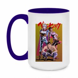 Кружки двухцветные 420ml
