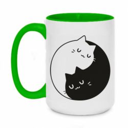 Кружки двухцветные 420ml