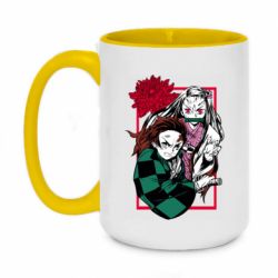 Кружки двухцветные 420ml
