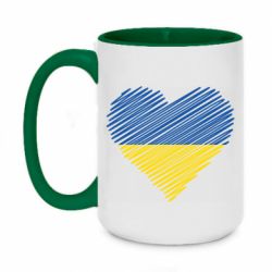Кружки двухцветные 420ml