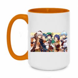 Кружки двоколірні 420ml