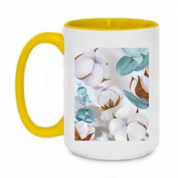 Кружка двухцветная 420ml Хлопок украинский - FATLINE Кружка двухцветная 420ml Хлопок украинский