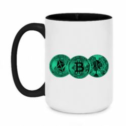 Кружки двухцветные 420ml
