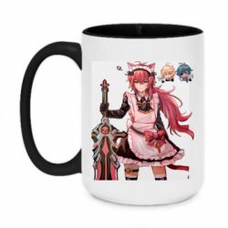 Кружки двухцветные 420ml