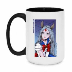 Кружки двухцветные 420ml