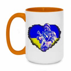 Кружки двоколірні 420ml