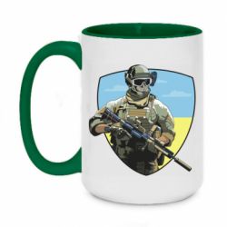 Кружки двухцветные 420ml