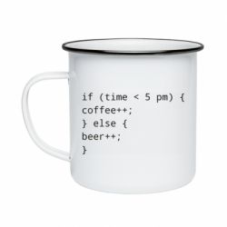 Кружки эмалированные