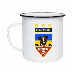 Кружка емальована Dog Patron - FATLINE Кружка емальована Dog Patron