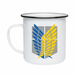 Кружка эмалированная Патриотический разведкорпус - FATLINE Кружка эмалированная Патриотический разведкорпус