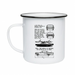 Кружка емальована 1967 Chevrolet Impala - FATLINE Кружка емальована 1967 Chevrolet Impala