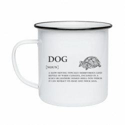 Кружка емальована Dog Elden Ring