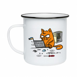 Кружки эмалированные