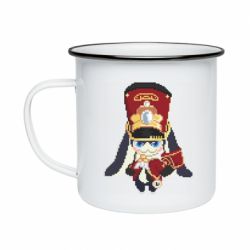 Кружка эмалированная Пиксельный Пом-Пом - FATLINE Кружка эмалированная Пиксельный Пом-Пом