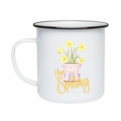 Кружки эмалированные