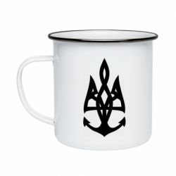 Кружка эмалированная Якорь Герб - FATLINE Кружка эмалированная Якорь Герб