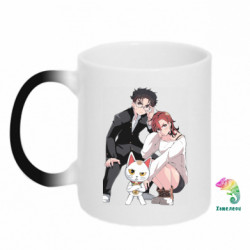 Кружка-хамелеон Dandadan Art - FATLINE Кружка-хамелеон Dandadan Art