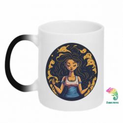 Кружка-хамелеон Девушка и йога - FATLINE Кружка-хамелеон Девушка и йога