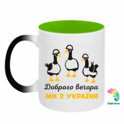 Кружки-хамелеони двокольорові