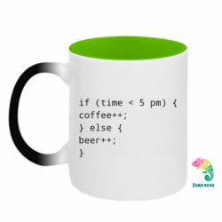 Кружки-хамелеоны двухцветные