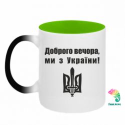 Кружки-хамелеоны двухцветные