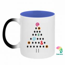 Кружки-хамелеоны двухцветные