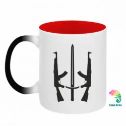 Кружки-хамелеоны двухцветные