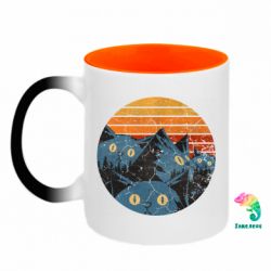 Кружки-хамелеоны двухцветные