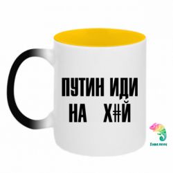 Кружки-хамелеони двокольорові