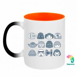 Кружки-хамелеони двокольорові