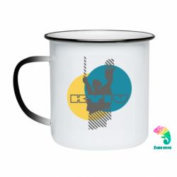 Кружки-хамелеоны эмалированные