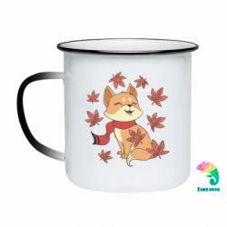 Кружка-хамелеон емальована Лисиця Осінь - FATLINE Кружка-хамелеон емальована Лисиця Осінь