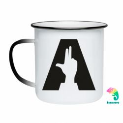 Кружка-хамелеон эмалированная Logo Armin - FATLINE Кружка-хамелеон эмалированная Logo Armin